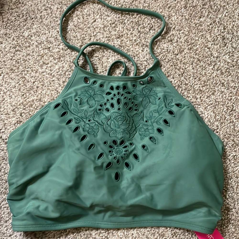 Women's Cinch Back Hipster Bikini -Olive-NWT-J323 Top Women’s top-Olive AF701T